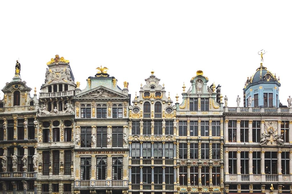 Guild Houses around Grand Palace in Brussels